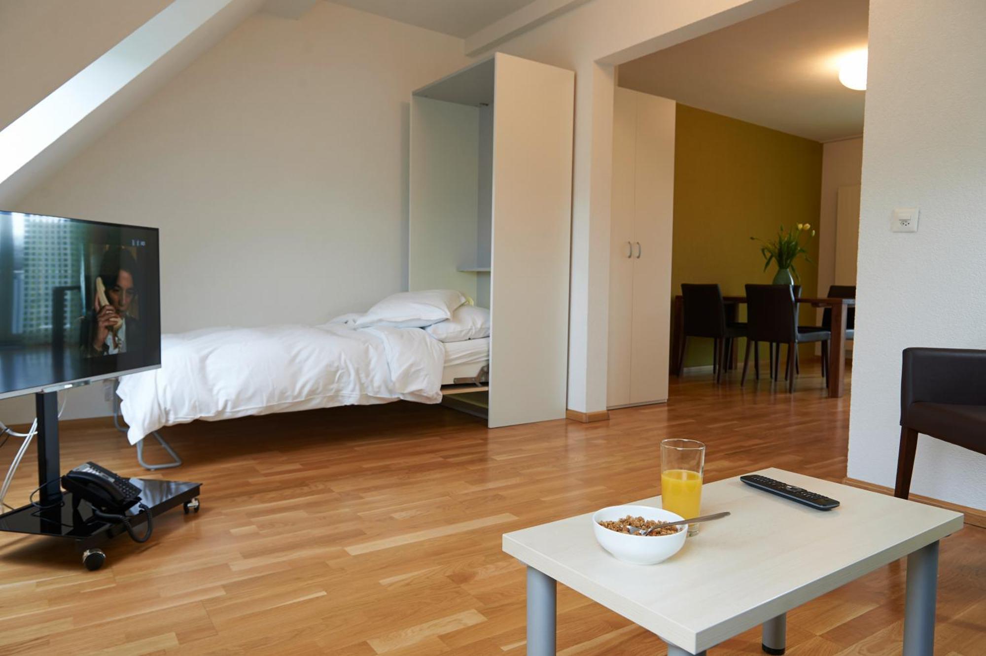 Residence Apartments By Hotel Du Commerce Basel Luaran gambar